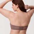 thumbnail image 3 of Sostén DELIMIRA Strapless de Malla Transparente Talla Grande 36C Marrón, 3 of 6