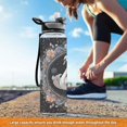 thumbnail image 6 of BZSMCE Sport Bottle Swan in Celestial Bloom Outdoor sports Water Bottle Size: 10.4x3in, 6 of 7