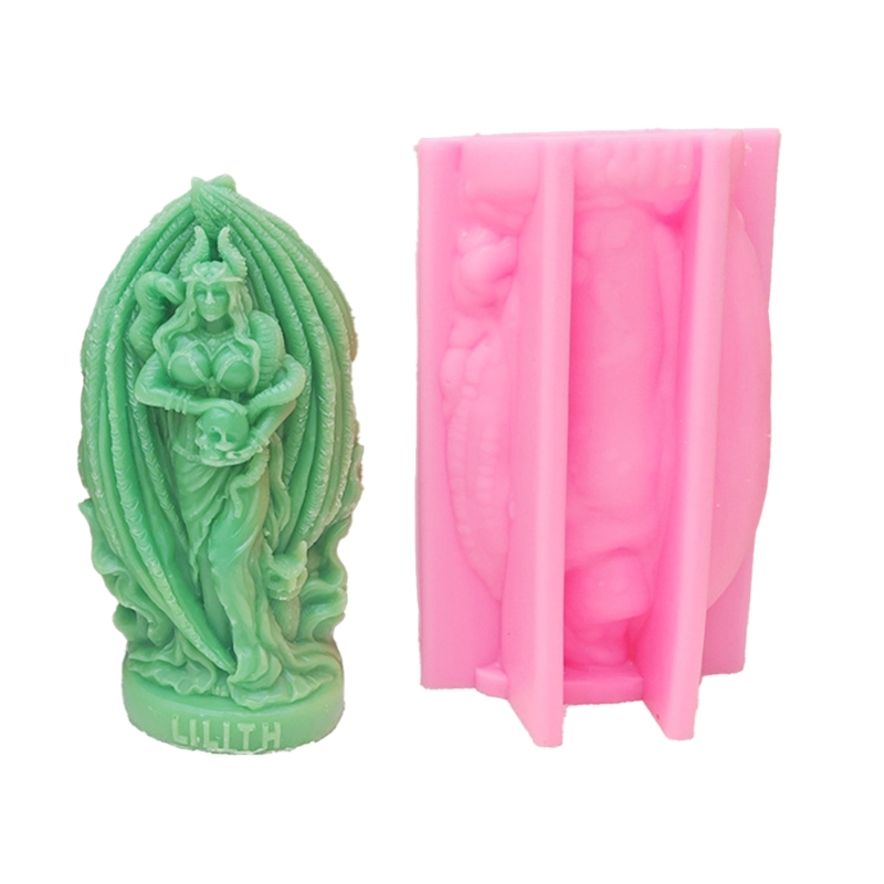 Goddess Shape Silicone Candle Molds Candle Making Supplies Silicone Texture