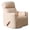 Beige, variant on Oversized Swivel Rocker Recliner with Massage and Heat, Beige