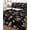 Black, variant on Quilts Queen Size Bedding Set, Cute Black Space Reversible Summer Quilt 3 Pieces, Star Cartoon Spaceship Planet Lightweight Bedspreads Coverlets with 2 Pillow Shams for All Seasons
