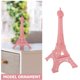 thumbnail image 3 of Raindrops Adorno Torre Eiffel Para Oficina Y Hogar En Metal Color Rosa Única, 3 of 8