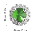 thumbnail image 3 of Miangastore Flatback Round Rhinestones Multi Rhinestone 20Pcs 0.6x0.6x0.2In, 3 of 8