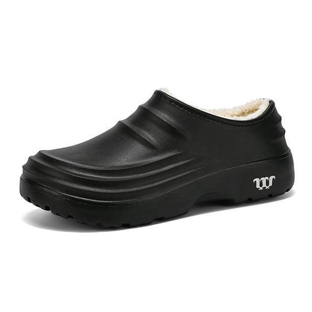 Mocasines Engrosados Zapatos Anchos Zapatos Chef Antideslizantes para Hombres Y Mujeres
