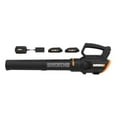 thumbnail image 3 of Worx WG547.1 20 Volt Power Share Cordless 2 Speed Leaf Blower with 2 Batteries, 3 of 8