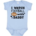 thumbnail image 3 of Inktastic I Watch Football with My Daddy Boys or Girls Baby Bodysuit, 3 of 5