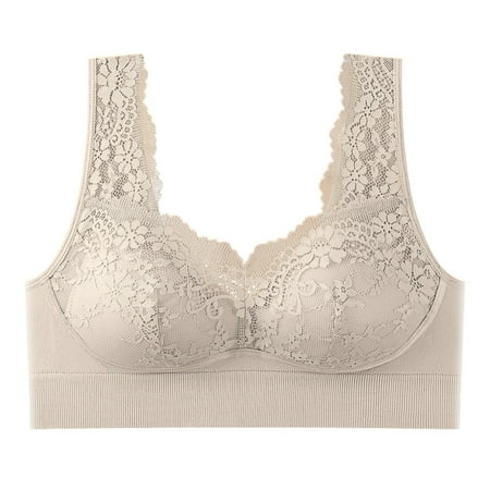 

Akiihool Womens Plus Size Bras For Women ComfortFlex Fit Women s Light Wireless Bra with Comfort Foam Full Coverage T Shirt Bra (Coffee One Size)