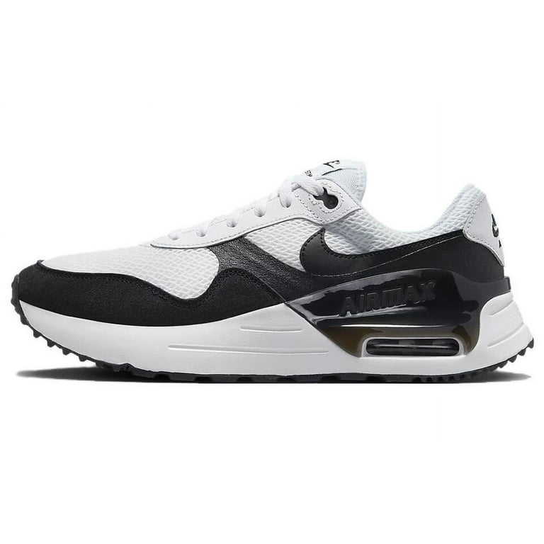 Mens Nike Air Max System Shoe Size: 9 White - Black - Summit Mens Nike Air Max System Shoe Size: 9 White - Black - Summit