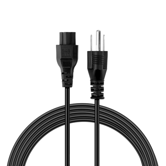UL 6 Ft 3-Prong Power Cord Compatible with Ninebot by Segway NEMA 5-15P to IEC320C5