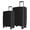 Ebony Black, variant on ACEGOSES 2-Piece Luggage Set (20" Carry-on / 28" Checked Luggage) Lightweight Hardside Suitcase with 360° Spinner Wheels, TSA Lock, Scratch-Resistant, Pedal Pink