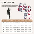 thumbnail image 6 of Bingfone Womens Pajama Sets Red Wine Glass Bottle Print,Long Sleeve Loungewear Pajamas Set-Small, 6 of 9
