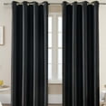 thumbnail image 4 of Curtain Fabric Solid Color Thickened Shading Heat Insulating High Precision Curtain for Window, 4 of 5