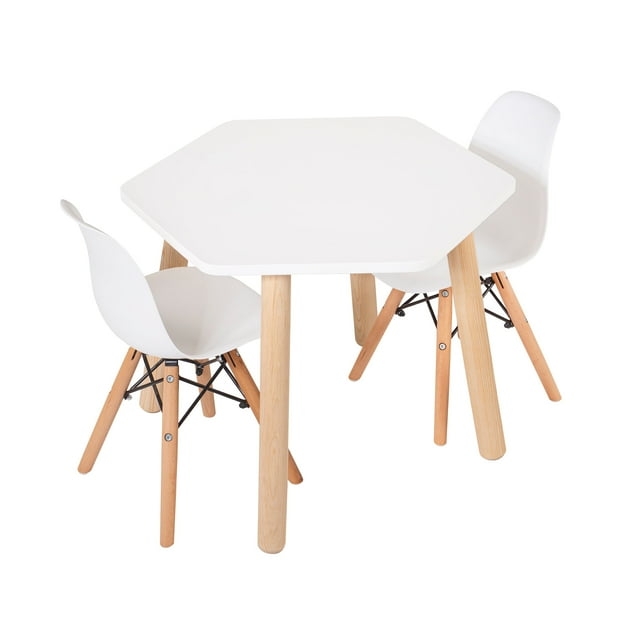 Mesa Duduk Bee 2 Sillas Berlin blanco