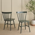thumbnail image 2 of Safavieh Winona Traditional Wood Dining Side Chairs, Garden Green (Set of 2), 2 of 8