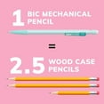 thumbnail image 6 of BIC Xtra Smooth Pastel Mechanical Pencils, No. 2, Back to School, 0.7 mm, 24-Count, 6 of 12