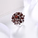 thumbnail image 2 of Anillo con incrustaciones de rubí Anillo de compromiso europeo y americano con incrustaciones de diamantes para mujer, 2 of 5