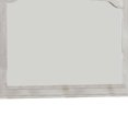 thumbnail image 3 of 36 Inch Mirror with Chiseled Inner Wooden Frame, White, 3 of 5