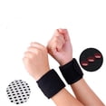 thumbnail image 1 of Muñequera Autocalentable de 1 Par - Magnetoterapia, Tela Espontánea, para Protección Deportiva/Circulación Sanguínea, 1 of 8