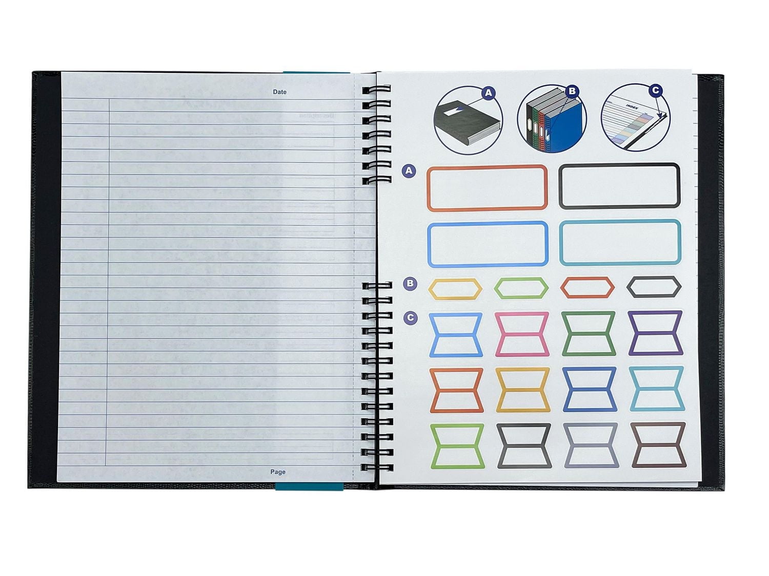 NOTE PRO NOTEBOOK, Vinyl Cover Journal<br>96 sheets