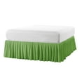 thumbnail image 2 of Home Soft Things Serenta Pleated Bedskirt 18" Drop Green King, 2 of 5