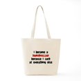 thumbnail image 6 of CafePress - Hairdresser Suck At Everything Tote Bag - Unisex Canvas Tote Bag, Beige, 1-Piece, 6 of 7