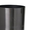 thumbnail image 5 of CosmoLiving by Cosmopolitan 12", 10"H Black Metal Planter with Removable Stand (2 Count), 5 of 9