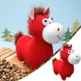 thumbnail image 2 of XIANXIAN Chinese New Year Plush Horse,2026 Standing Red Horse Plush,Chinese New Year Decorations 2026,New Years Gifts for Kids Girls Boys, 2 of 5