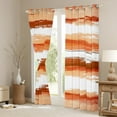 thumbnail image 3 of Manfei Orange White Ombre Curtains and Drapes,Geometric Graffiti Lines Black Out Curtains,Graffiti Aesthetic Artwork Curtains Pack of 2 (52x63 Each) For Boys Kids,Microfiber Bedroom Decor, 3 of 6