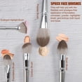 thumbnail image 2 of 14 Brochas De Maquillaje Unique Bargains Profesional Con Estuche Gris, 2 of 7