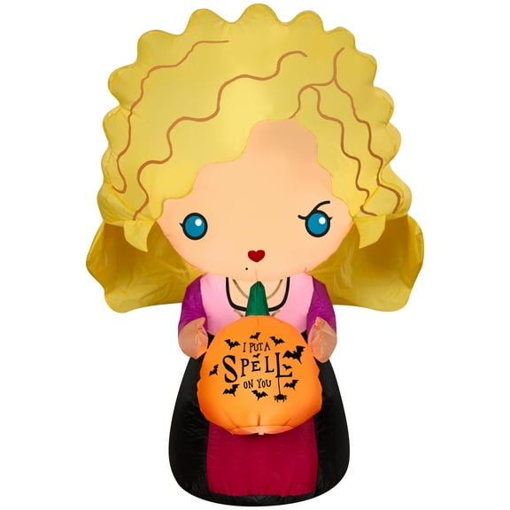 42" Airblown Inflatable Hocus Pocus Sarah Halloween Yard Decoration