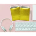 thumbnail image 4 of 6x10, 4x8" Honey Pot Gold & Pink Metallic Bubble Mailers, Self Seal Glamour Colored Mailing Envelopes Medium, Small, 4 of 10