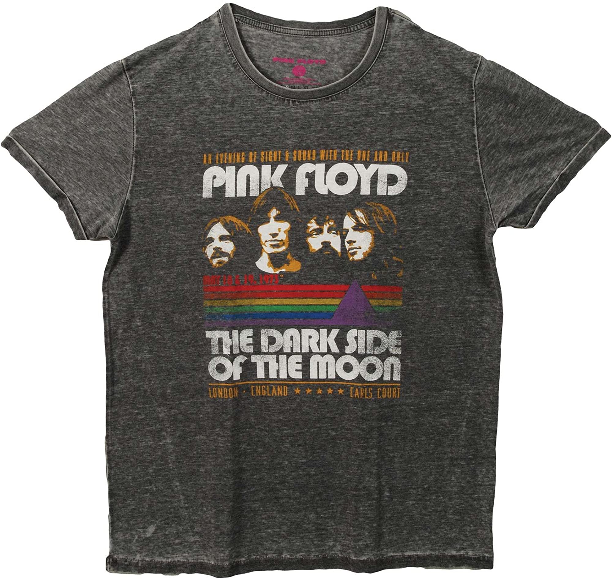 Pink Floyd Mens Retro Stripes Vintage T 