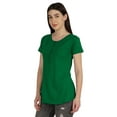 thumbnail image 3 of Inkmeso Womens Short Sleeve Button Tunic Top Cotton Tee Long Length Tshirt For Leggings, 3 of 8