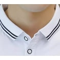 thumbnail image 3 of Polo Casual De Hombre De Color Sólido Corto, 3 of 6