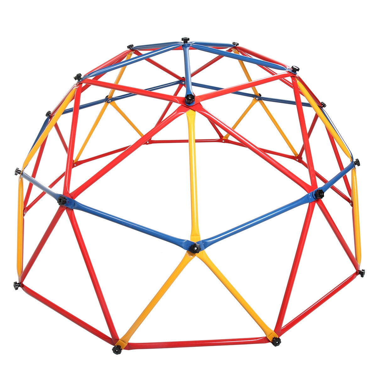 Kepooman Outdoor Kids Dome Climber for Backyard, Child' s Jungle Gym Monkey Bars Climbing Tower, Red & Yellow & Blue Kepooman Outdoor Kids Dome Climber for Backyard, Child' s Jungle Gym Monkey Bars Climbing Tower, Red & Yellow & Blue