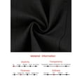 thumbnail image 5 of DARING DIVA Women's Linen Vest Button Down V Neck Business Waistcoat 2XL Black, 5 of 6