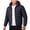 Gray, variant on JTSRKL Mens Padded Hooded Puffer Jackets Thicken Fluffy Long Sleeve Full Zip Warm Coat Casual Winter Thermal Ribbed Quilted Outerwear