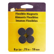 ProMAG Button Magnets, 3/4, 12 Packs: 8 ct. (96 total)