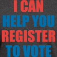 thumbnail image 3 of CafePress - I CAN HELP YOU REGISTER TO VOTE VOLUNTEER VOTER T - Men's Classic Graphic Cotton T-Shirt, 3 of 4
