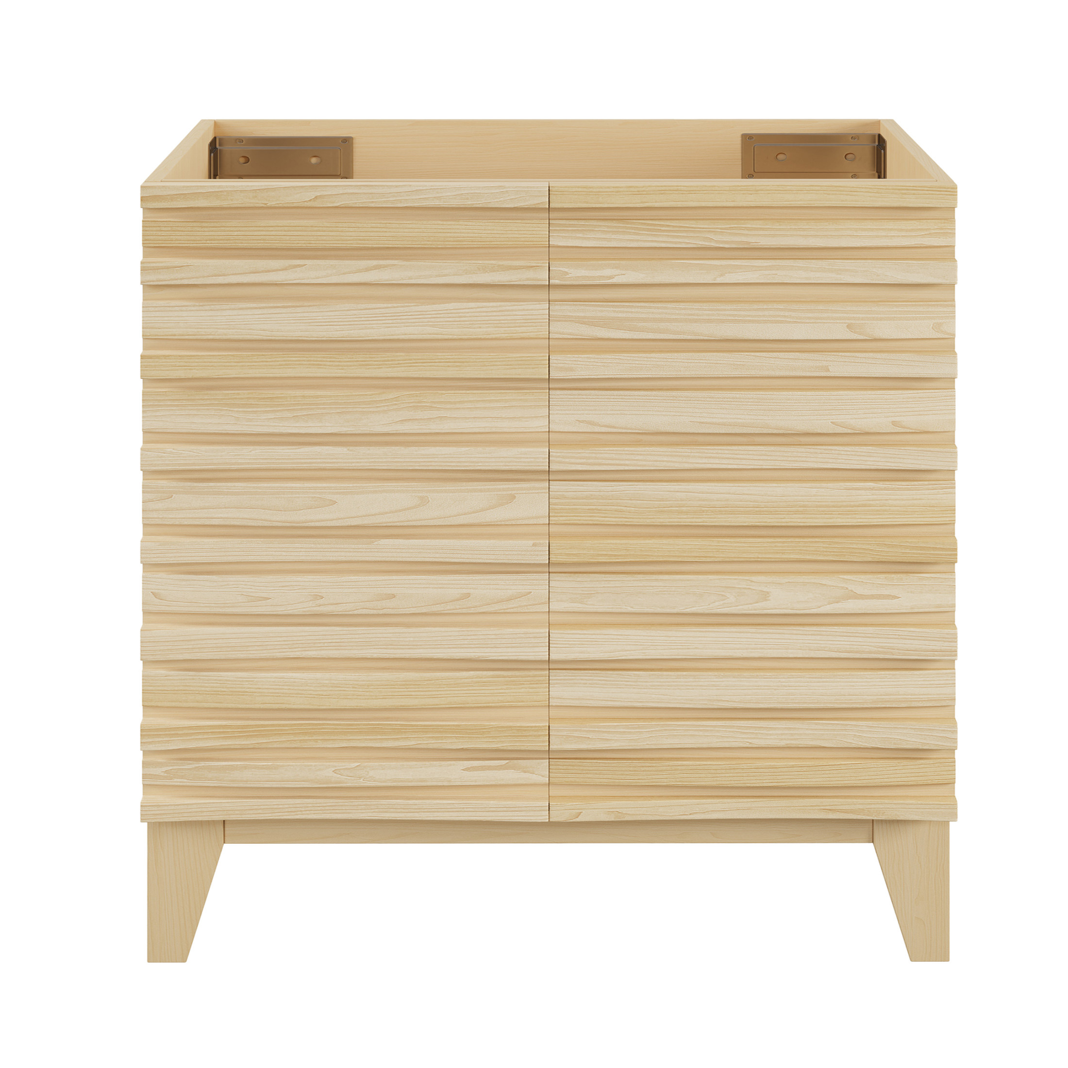 Cascade 30" Freestanding Bathroom Vanity Cabinet without Top in Natural Oak