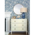 thumbnail image 3 of Chesapeake Plumeria Blue Floral Trail Wallpaper, 3 of 4
