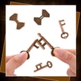 thumbnail image 4 of 2 Pcs Metal Brain Puzzles for Adults 3D Steel Puzzle Toys Interlocking Iq Logic Education Toys Disentanglement Game for Classroom Party Challenge Gifts, 4 of 5
