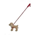 thumbnail image 6 of Dog Plush Toy On An Extendable Red Leash, 6 of 7