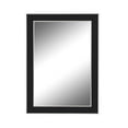 thumbnail image 4 of Hitchcock Butterfield Black ForestAndSilver Edged Trim Framed Wall Mirror - (35 x 45), 4 of 7