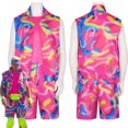 thumbnail image 2 of Disfraz de Cosplay de la película Ken, ropa deportiva de Color, uniforme de playa, pantalones cortos, traje de rodillera, 2 of 3