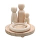 thumbnail image 1 of Portavelas de madera, soporte rústico hecho a mano para regalos de cumpleaños, candelabro, vela para fiesta, adornos para chimenea, 1 of 9