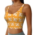 thumbnail image 2 of Goofa Flying Ducks Printed Sports Bras for Women, High Impact Running Bra Workout Crop Tank Tops Longline Sports Bra Push up-XX-Large, 2 of 9