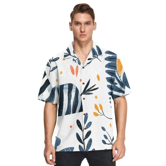 Ckdifva Zebras Cute Mens Button Down Short Sleeve Shirt Casual Shirts Beach Hawaiian Shirts