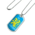 thumbnail image 2 of Big Bang Theory In Distress Military Dog Tag Pendant Necklace with Chain, 2 of 5