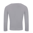 thumbnail image 6 of Breezora Winter Thermal Base Layer for Men V Neck Fleece Lined Shirt Long Sleeve Top Cold Weather Warm Clothing XXL Size Grey, 6 of 9
